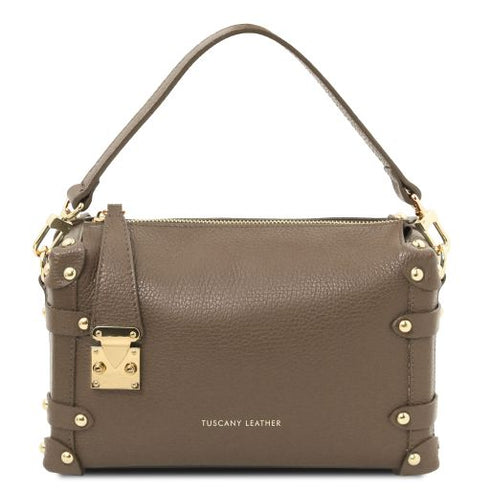 Praline - Soft leather duffle bag